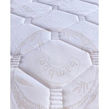 ZG Ticaret Tek Kişilik  100x190x20 Sünger Yaysız Bambu Kumaş Yatak