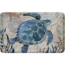 Monnhein Sevimli Tasarımlı Mikrofiber Banyo Paspası, Kaymaz Taban, Makinede Yıkanabilir (50x80 Cm)