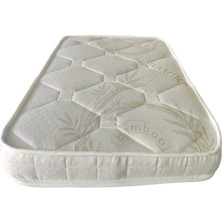 ZG Ticaret Tek Kişilik 110x190x20 Sünger Yaysız Bambu Kumaş Yatak
