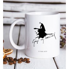 BK Kişiye Özel Atatürk Temalı Beyaz Kupa Bardak-27