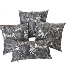 NV Sisters Çift Tarafı Baskılı Dekoratif Modern Kırlent Kılıfı ve Silikon Dolgulu Iç Yastık