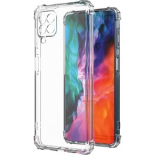 Caseart Samsung Galaxy A22 4g Kapak Kamera Korumalı Antişok Airbag Köşe Korumalı Silikon Şeffaf Kılıf