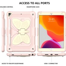 Xfashion iPad Için Tablet Kılıfı - Bej / Pembe (Yurt Dışından)