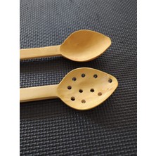 Değerli Hobi El Yapımı Şimşir Kaşık 2 Adet  28 cm