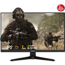 ASUS Tuf Gaming VG249QM1A 23.8 inç 270Hz 1ms Full HD G-Sync Uyumlu Fast IPS Gaming Monitör