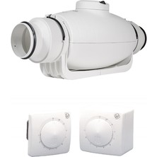 Soler&Palau Td 250/100 Silent Reb-1 Hız Anahtarlı Soler&Palau Sessiz Yuvarlak Havalandırma Fanı