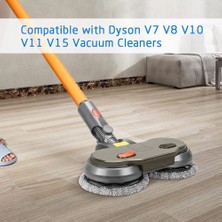 Elektrikli Islak Kuru Paspaslama Kafası Dyson V7 V8 V10 V11 V15 Elektrikli Süpürge Paspas Eki Çıkarılabilir Su Deposu ile (Yurt Dışından)
