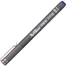 Artline : Drawing System Teknik Çizim Kalemi : 0,1 mm : Mavi