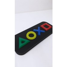 Leon Işık Ledli Oyun Konsolu Tabelası - (25X10CM) LED Ile Neon Görünümlü Özel Işıklı Tabela