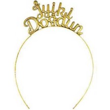 Hayaller Dükkanı Taç Iyiki Doğdun Metal Altın Pk:1