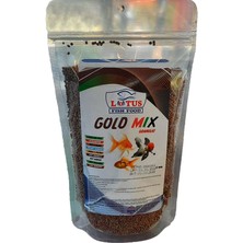 Lotus Japon Balığı Yem ve Berraklaştırıcı Seti, Lotus Gold Mix 250GR ve Goldy Gran 100ML 250GR + 100ML + 30CC