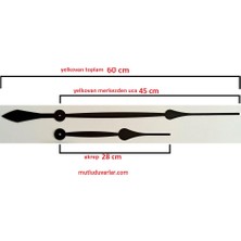 60 cm Saat Mekanizması 60 cm Yelkovan