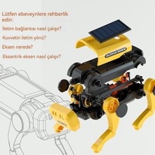 Youpin Güneş Elektrikli Makine Köpek Inek Çocuk Eğitim Montaj Teknolojisi Yapboz Oyuncak Biyonik Akıllı Robot Köpek Oyuncak (Yurt Dışından)