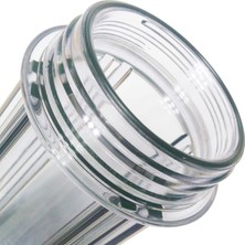 Global Water Solutions 10" Şeffaf Housing 1/4" Bağlantı Tekli