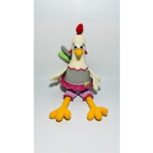 Oyuncak Park Haylaz Tavuk Amigurumi Organik Oyuncak