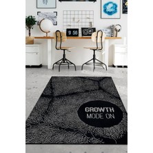 Homshtag Siyah Renkli Halı Modern Figürlü Ofis Halısı Dijital Baskı Dokuma Tabanlı Home Office Halı
