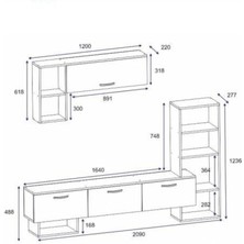 Derya Dekor Mega Tv Ünitesi