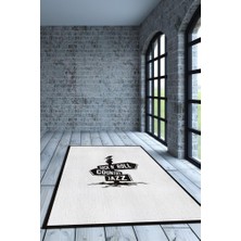 Homshtag Üç Müzik Tarzı Düz Renkli Halı Siyah Beyaz Halı Caz Rock Sever Halısı Müzisyene Hediye Halı