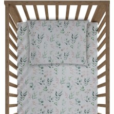 Baby Laurel Organics Soft Garden-Lastikli Çarşaf Takımı 70X130