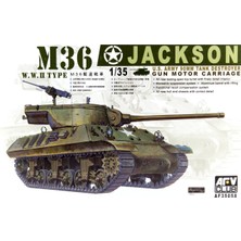 Afv Club AF35058 1/35 M36 Jackson U.s. Army 90MM Tank Destroyer Gun Motor Carriage Tank Demonte Plastik Maketi