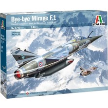 Italeri 2790S 1/48 (Bye Bye) Mirage F1 Savaş Uçağı Demonte Plastik Maketi