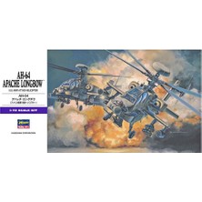 Hasegawa E6 00536 1/72 Ah-64 Apache Longbow Helikopter Demonte Plastik Maketi