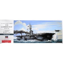 Hasegawa Z27 40027 1/350 Uss Gambier Bay (Cve-73) Escort Savaş Gemisi Demonte Plastik Maketi
