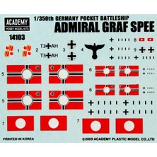 Academy 14103 1/350 Admiral Graf Spee Gemi Maketi