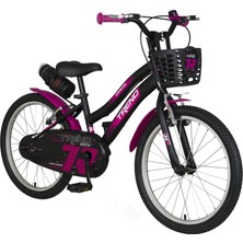 Trendbike Vento 20 Jant Bisiklet 6-10 Yaş Kız Çocuk Bisikleti Siyah-Fuşya 20.404-S-F