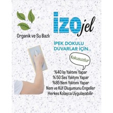 Izojel Organik Ipek Sıva - Izo-047 -Dekoratif Yalıtım Sıvası - Ses & Isı & Nem Yalıtımı