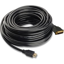 Wozlo 10M HDMI DVI - DVI HDMI Kablo 1080P Altın Uç 24+1 - 10 Metre