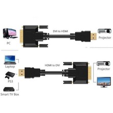 Wozlo 10M HDMI DVI - DVI HDMI Kablo 1080P Altın Uç 24+1 - 10 Metre