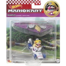 Hot Wheels Mario Kart Planörlü Araçlar Luigi GVD30 HDB42 Wario