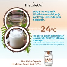 TheLifeCo 337 ml Organik Hindistan Cevizi Yağı