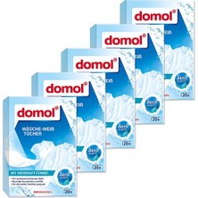 Domol Beyazlatıcı Çamaşır Mendili 5 x 20 Mendil