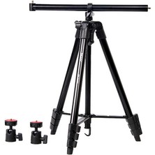 Jmary KP2207 Profesyonel Tripod 4 Farklı Yükseklik Ayarı 133 cm 360 Derece Dönebilen Başlık