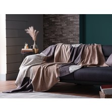 Doqu Home Scala Çift Kişilik Battaniye - Bej