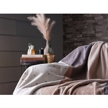 Doqu Home Scala Çift Kişilik Battaniye - Bej