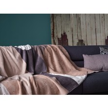 Doqu Home Scala Çift Kişilik Battaniye - Bej