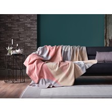 Doqu Home Scala Çift Kişilik Battaniye - Pudra