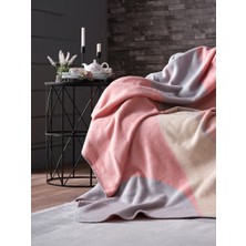 Doqu Home Scala Çift Kişilik Battaniye - Pudra
