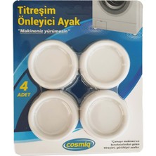 Cosmiq Çamaşır Makinesi Titreşim Önleyici Ayak 4'lü Set