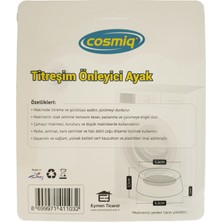 Cosmiq Çamaşır Makinesi Titreşim Önleyici Ayak 4'lü Set