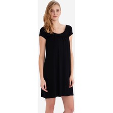 Ayyıldız 59333 Siyah Penye Elbise