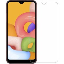 Newface Samsung Galaxy A01  Cam Ekran Koruyucu 9h Şeffaf Sert