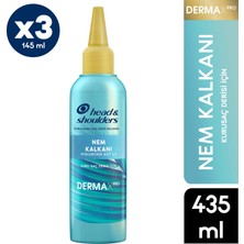 Head&Shoulders Dermaxpro Nem Kalkanı Hyaluronik Asitli  Kepek  Saç Derisi Balsamı 145 ml x3