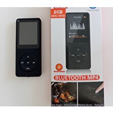 Zoli Mp3-Mp4 Player Bluetooth LCD Ekran  Fm Radyo Müzik Çalar 8gb Dahili Hafıza