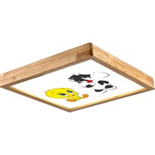 Wood Design World Ahşap Çerçeve Çocuk Odası LED Aydınlatma