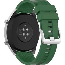 Basias Huawei Gt Runner / Gt 2e / Huawei Watch 3 / Watch 3 Pro Classic-Elite (46MM) Silikon Kordon Kayış