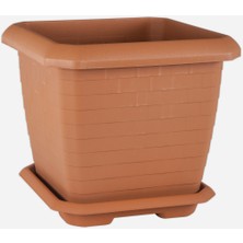 Serinova Hisar Saksı 25,5 Lt Kahve